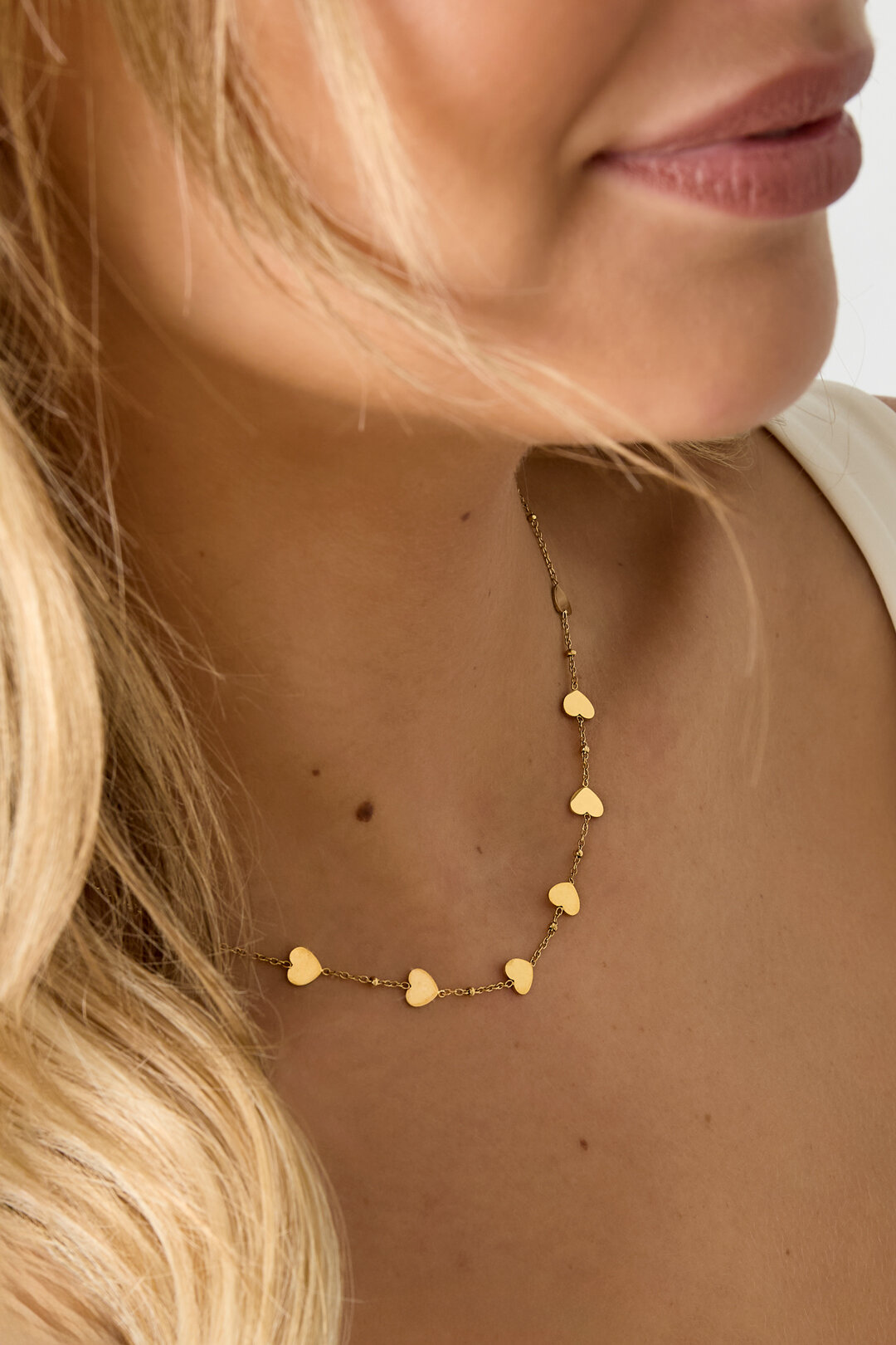 Stainless Steel Chain Necklaces Heart Casual Daily Simple Series Women's jewelry