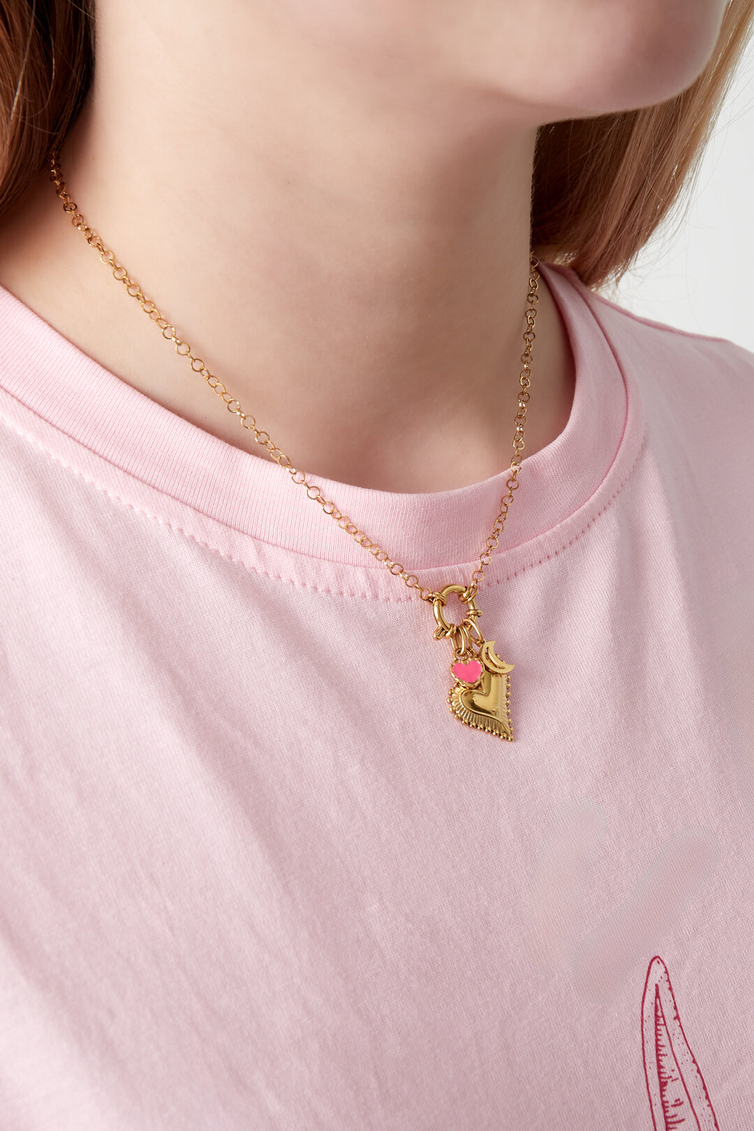 Chunky heart DIY necklace h5 Picture2