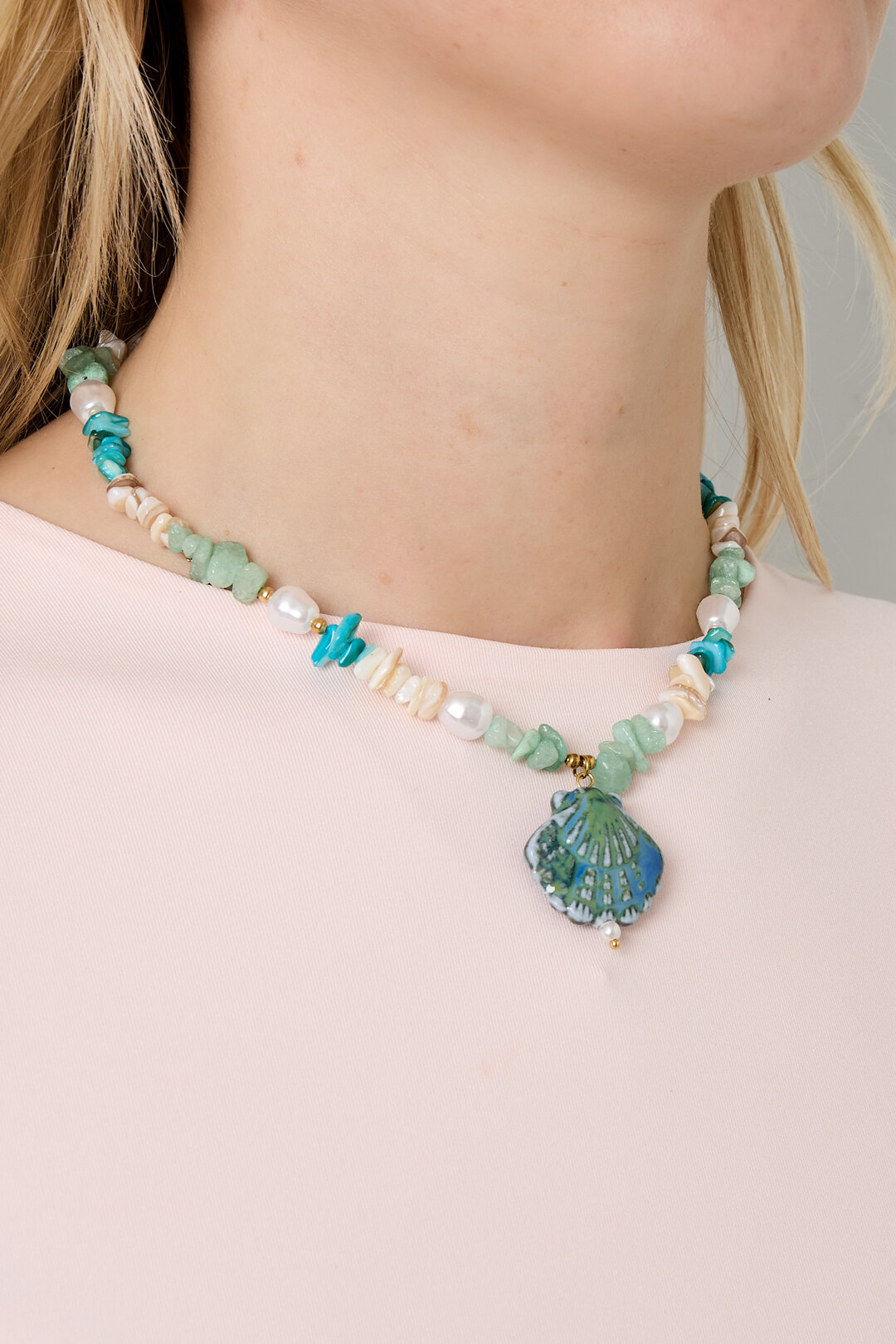 Stein Perlen Halsketten Schildkröte Casual Urlaub/Strand Einfache Serie frauen schmuck Bild2