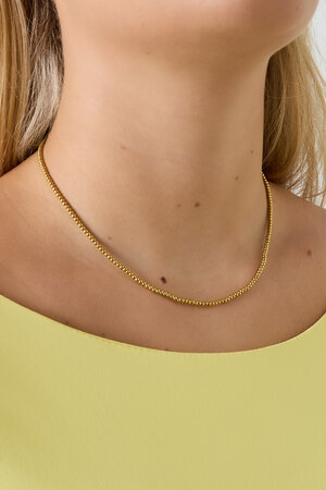 Solid bead necklace-2.5mm h5 Picture2