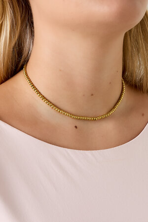 Solid bead necklace-4mm h5 Picture2
