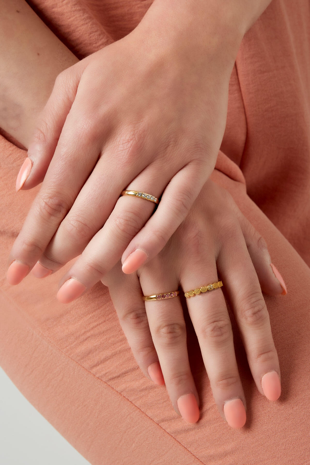 Ring with stones - Stainless Steel h5 Picture3