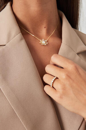 Ring small stones in a row - Gold Color - 16 h5 Picture4