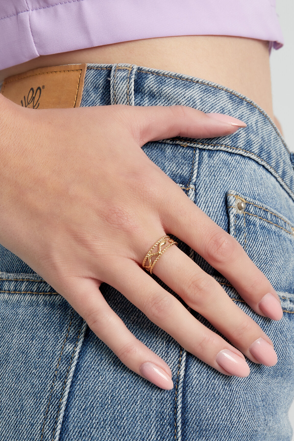 Ring snake style - Silver Color color Picture2