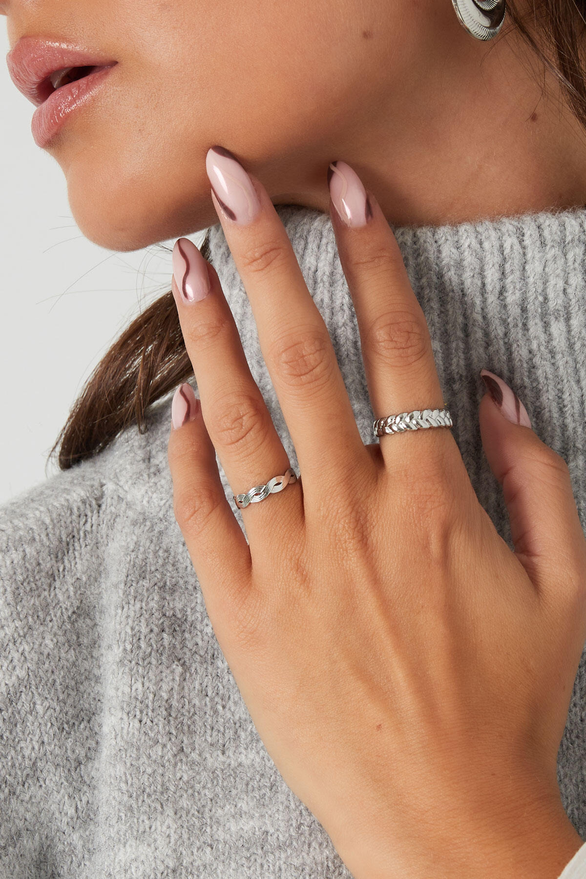 ring dun gevlochten Afbeelding2