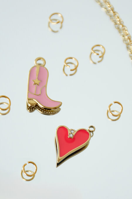 Charm shiny heart