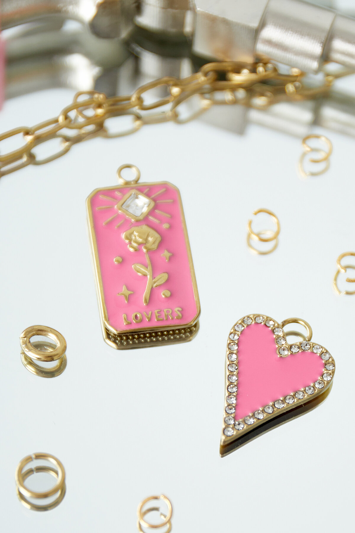 Cuore glitterato