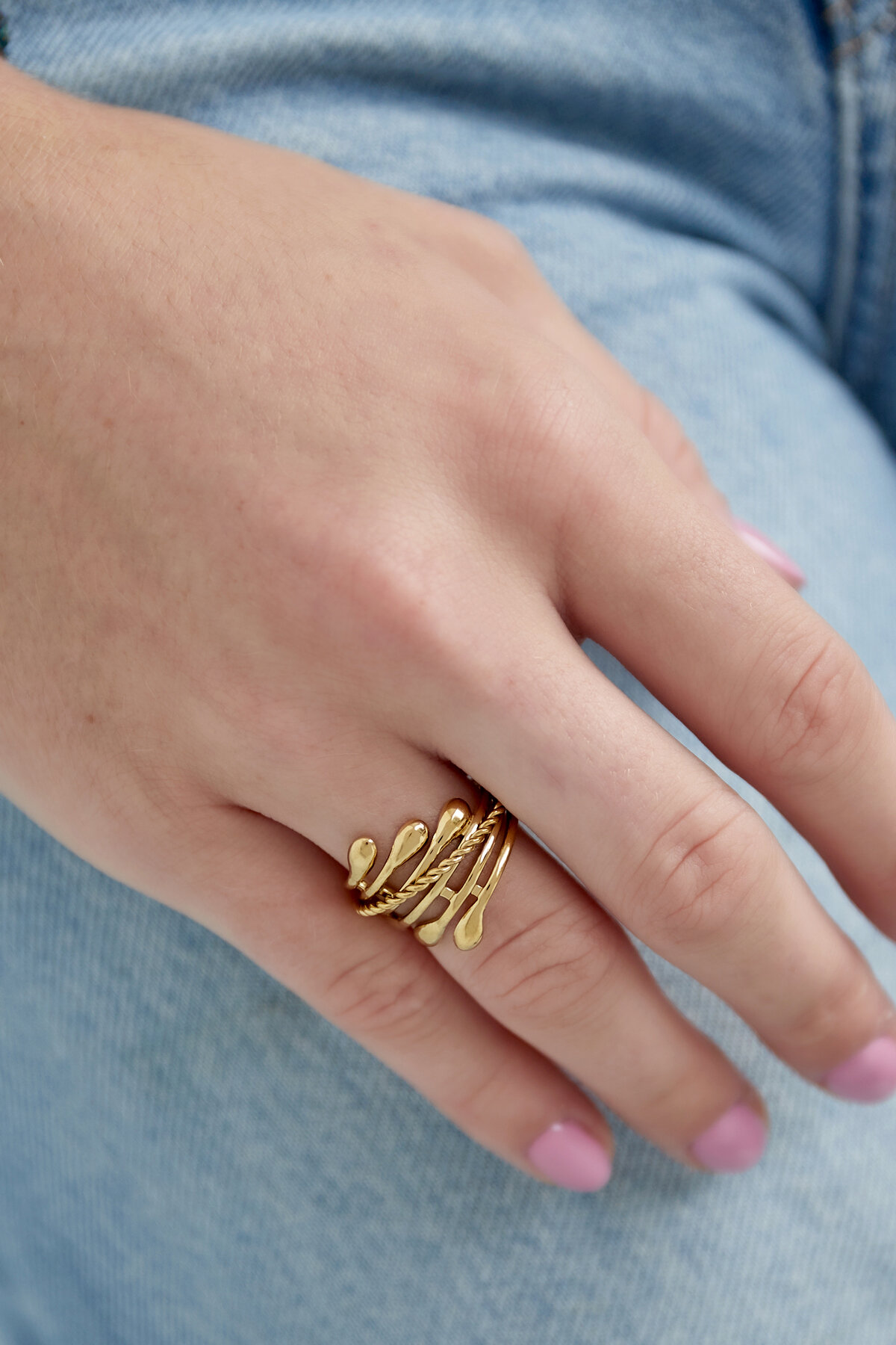 Aurora rings ring - Silver Color color
