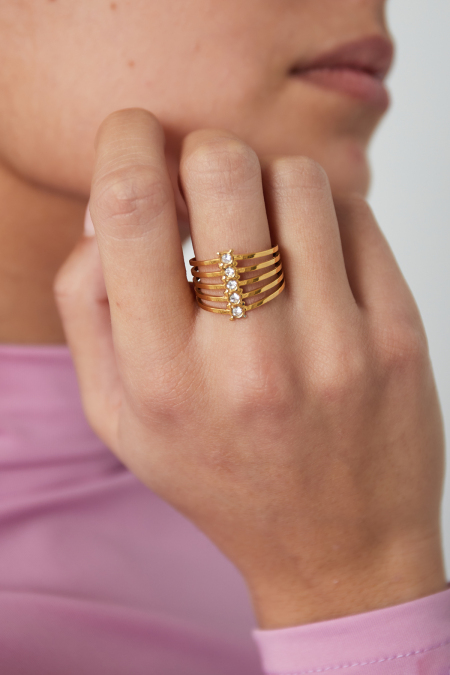 stacked sparkle ring 2