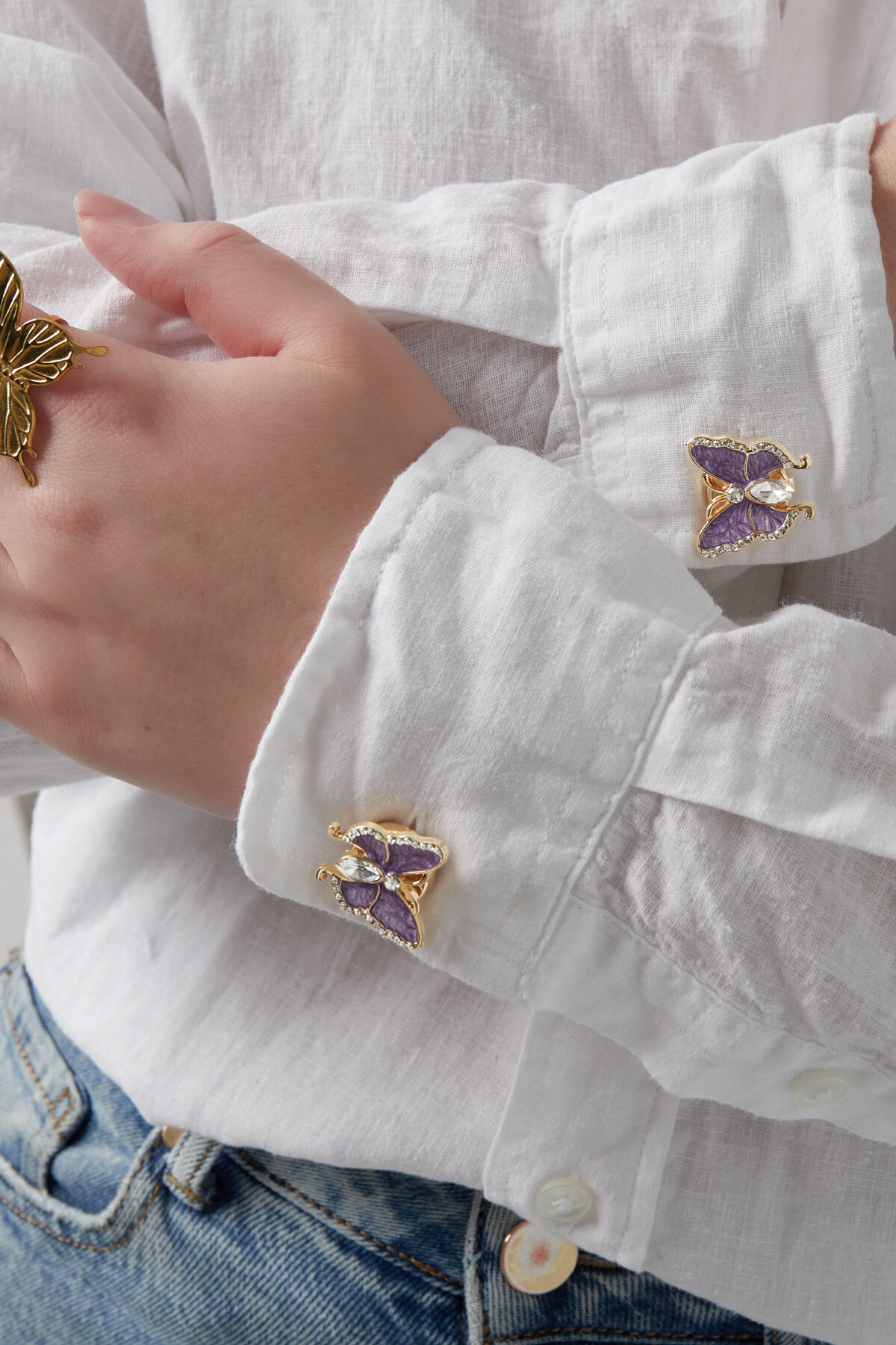 Boutons de manchette Loving Flutters