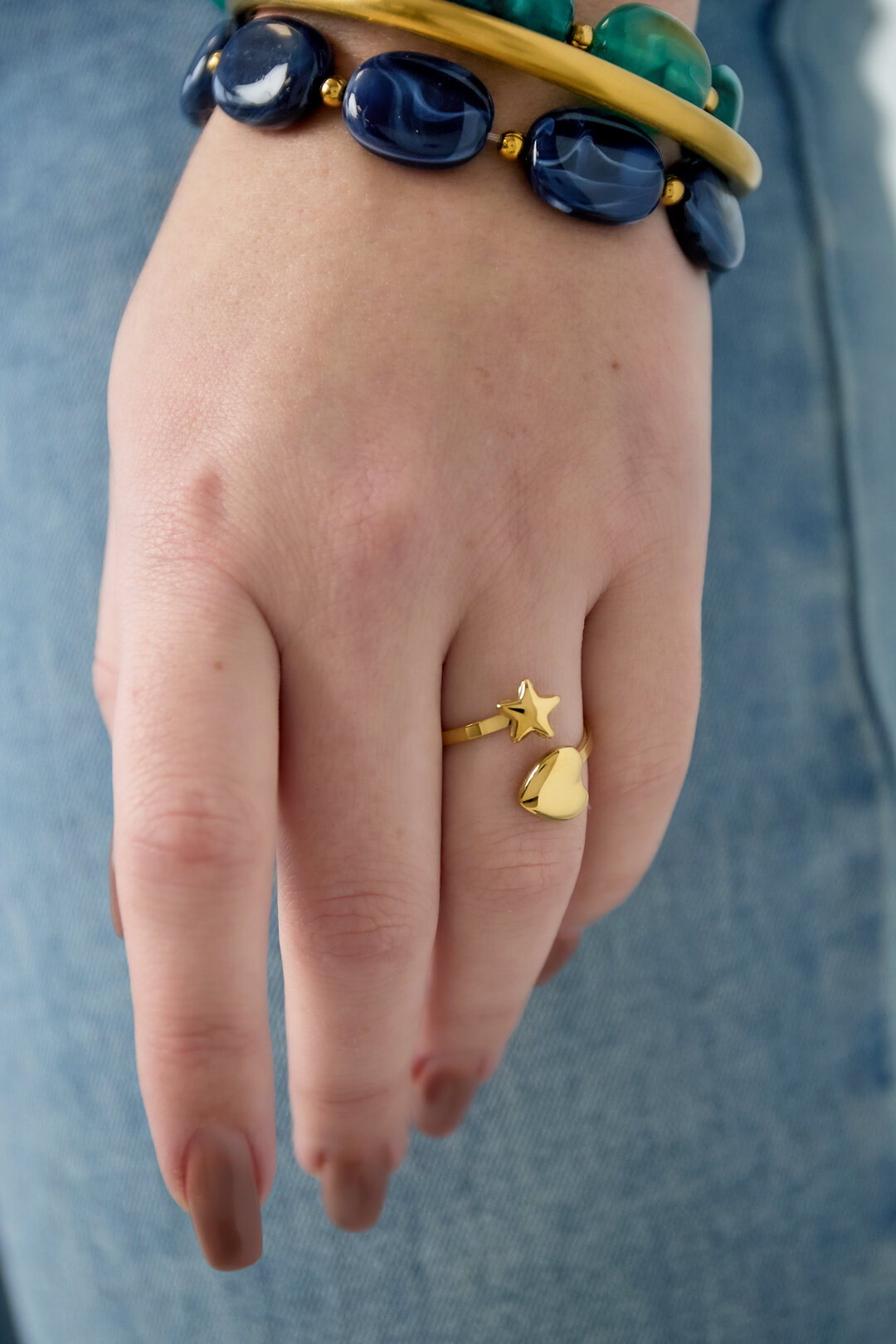 Ring mit Herz und Stern Bild2
