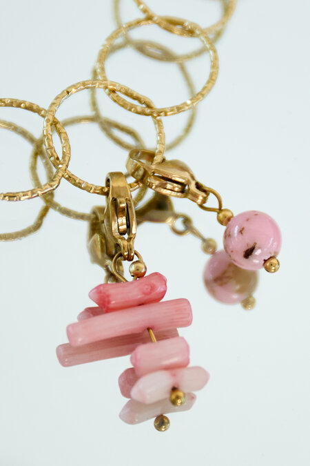 Pink tide jewelry DIY charm 2