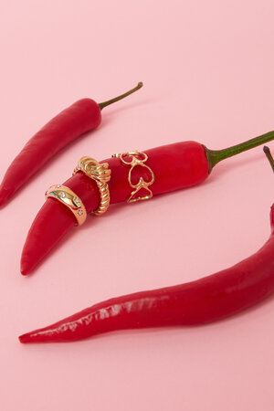 Eleganter Ring mit Herzen h5 Bild2