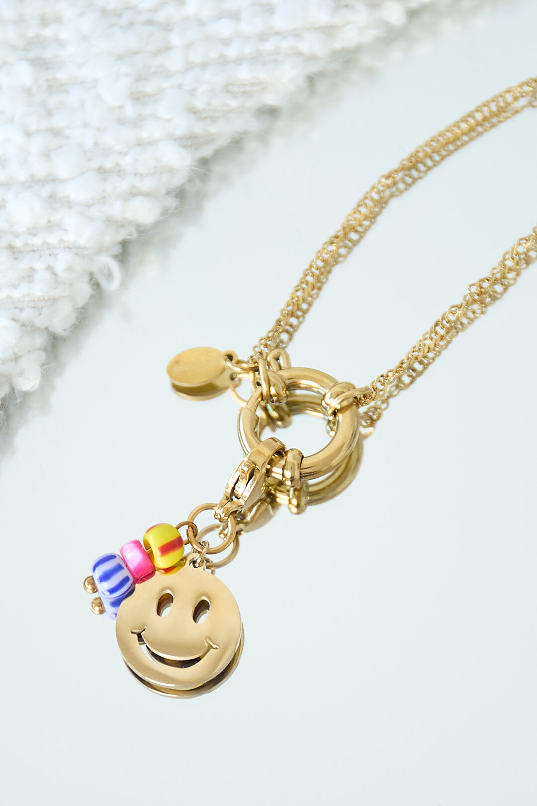 Colored smiley jewelry charm Picture2
