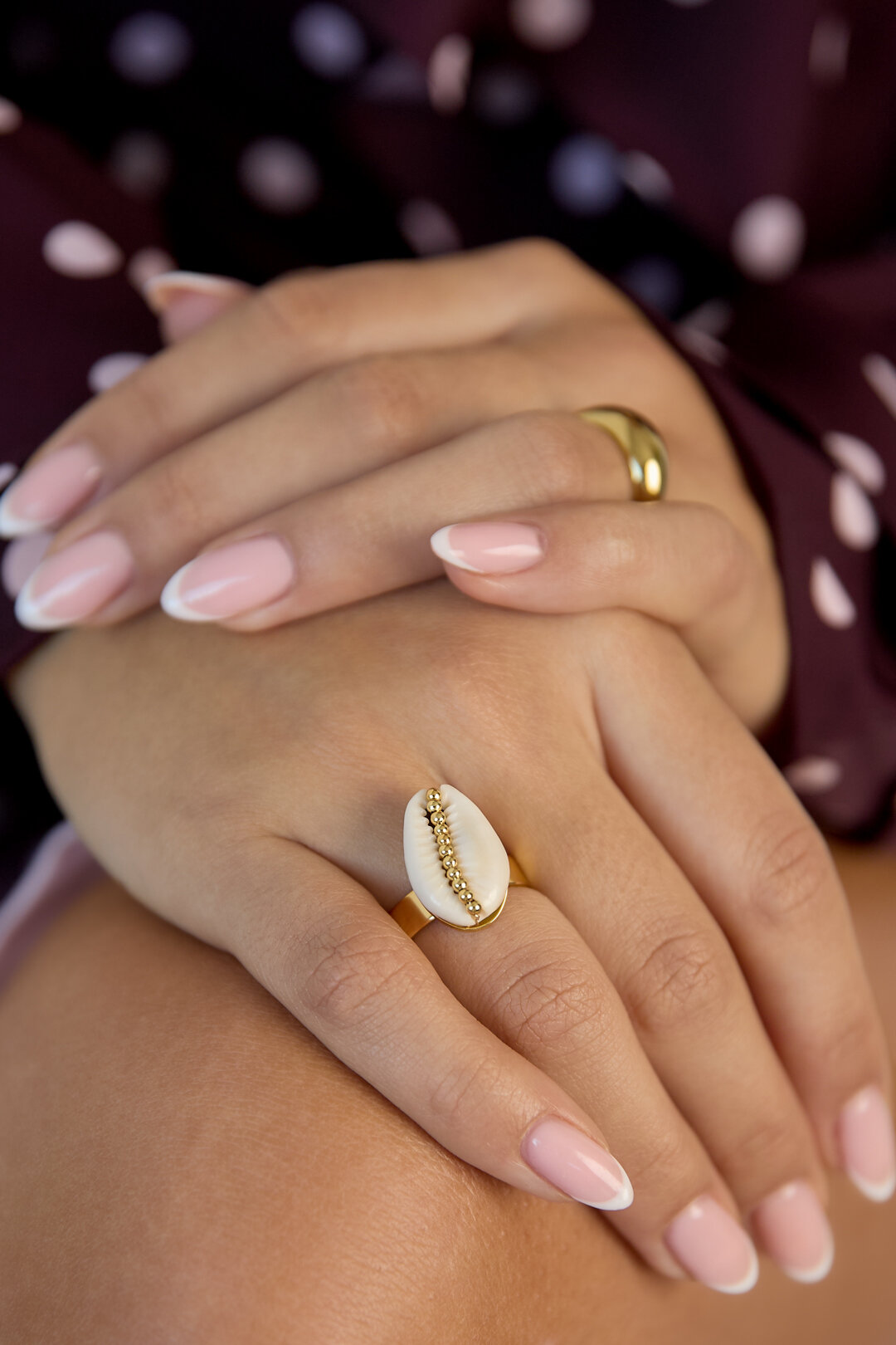 Ring Shell Obsession Goud kleur Koper