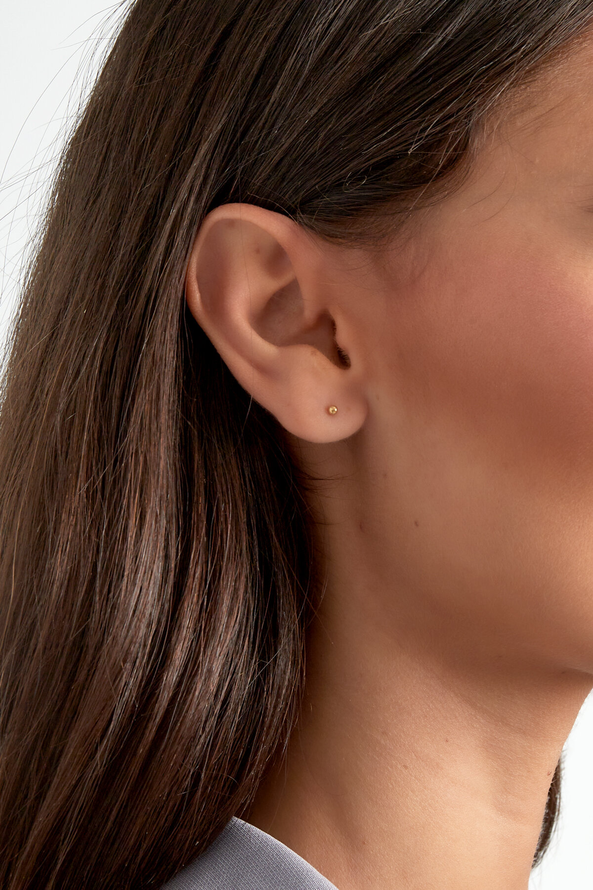 Small Dot Stainless Steel Earrings