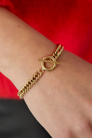 Bracelet Dublin Gold Color Stainless Steel h5 Picture2