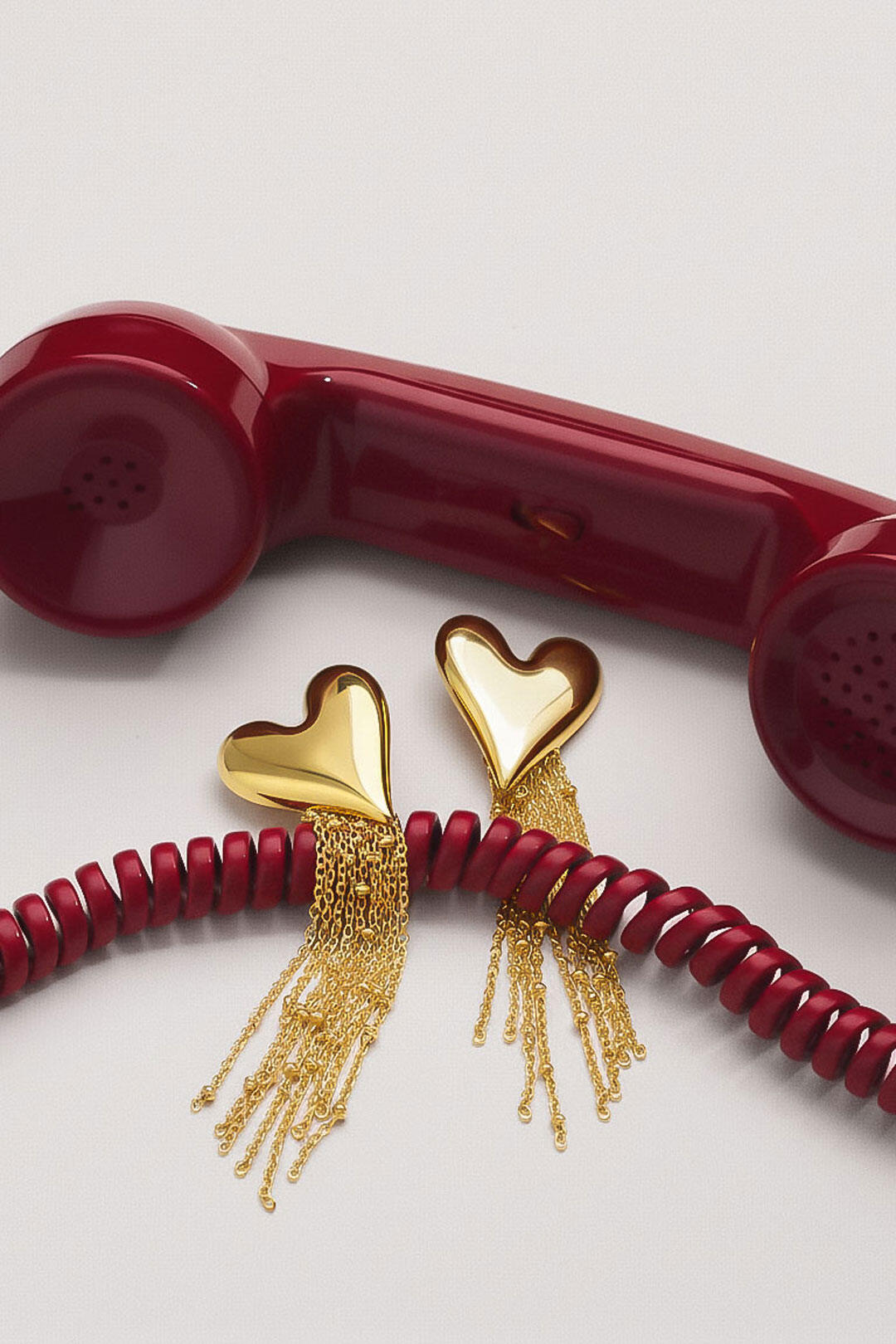 Orecchini pendenti in acciaio inossidabile a forma di cuore, casual, quotidiani, semplici, da donna