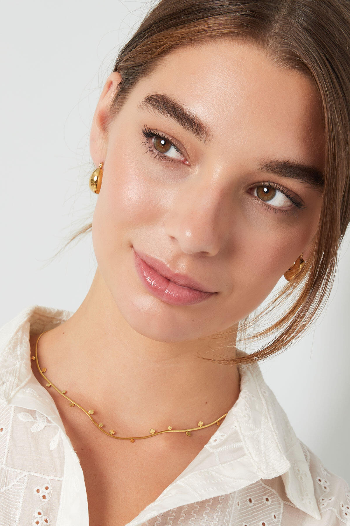 Coarse Half Moon Mini Earrings 2