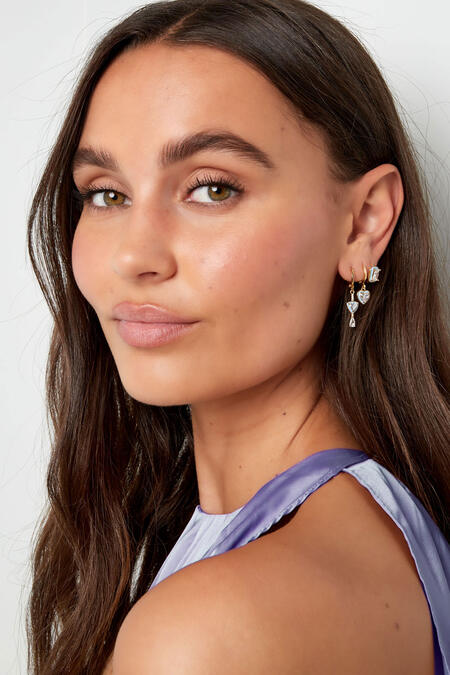 Ear party allegro - Rame rosa e argento