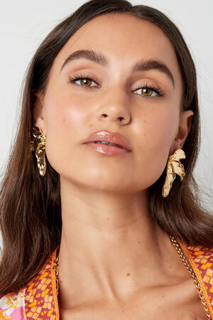 Ohrringe im asymmetrischen Look – Goldlegierung h5 Bild3