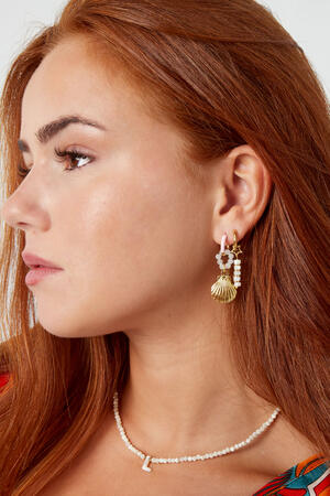 Star earrings with beads h5 Picture4