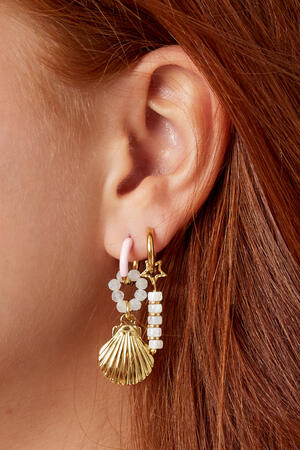 Star earrings with beads h5 Picture3