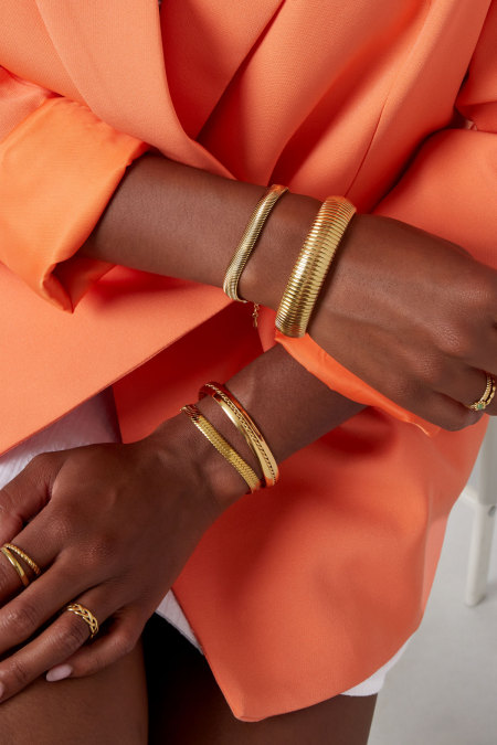 bracelet ribbed wide 2