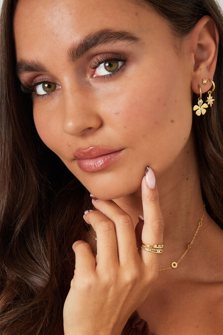 Earrings Flower Charm 2