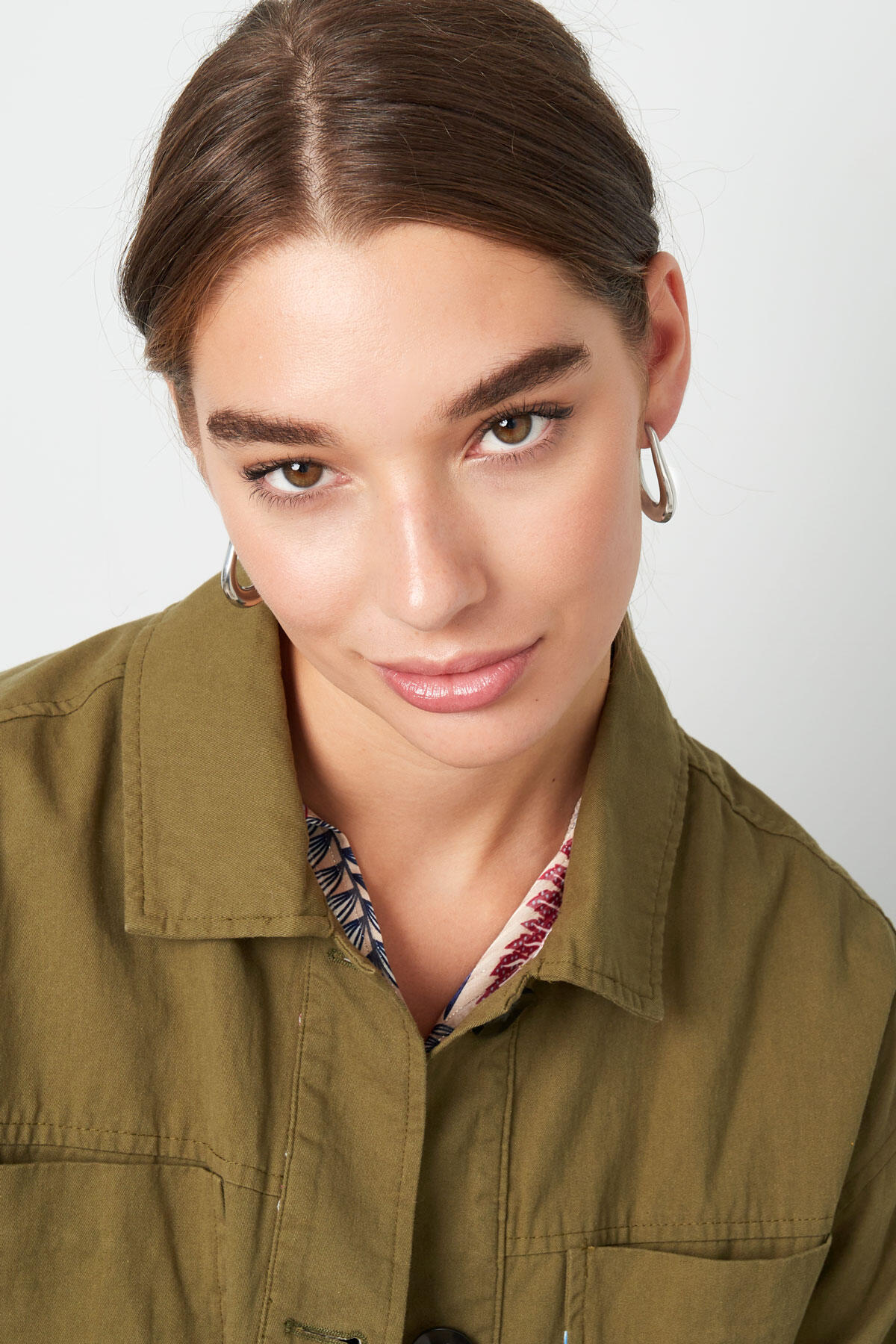 Earrings aesthetic drop - Silver Color color h5 Picture4
