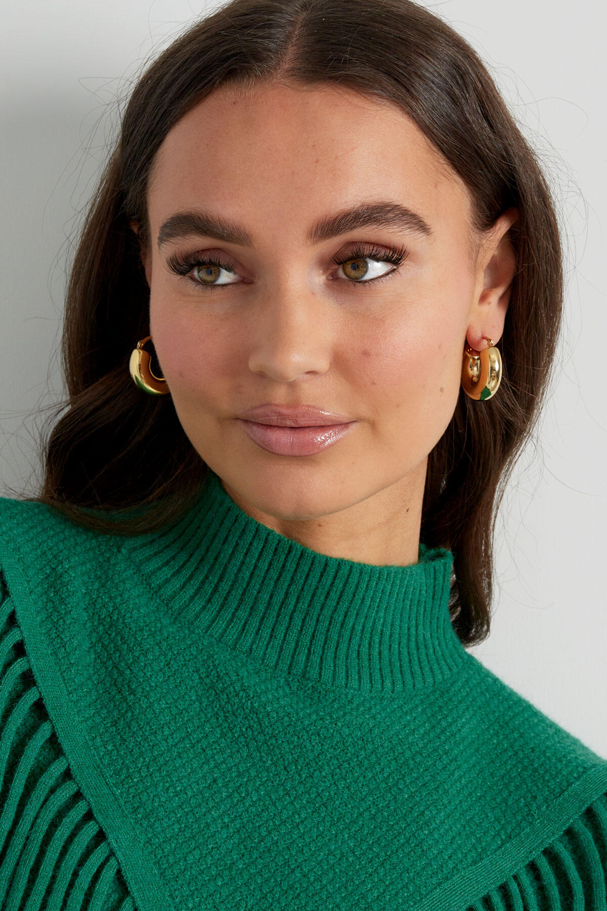 earrings round thick 2