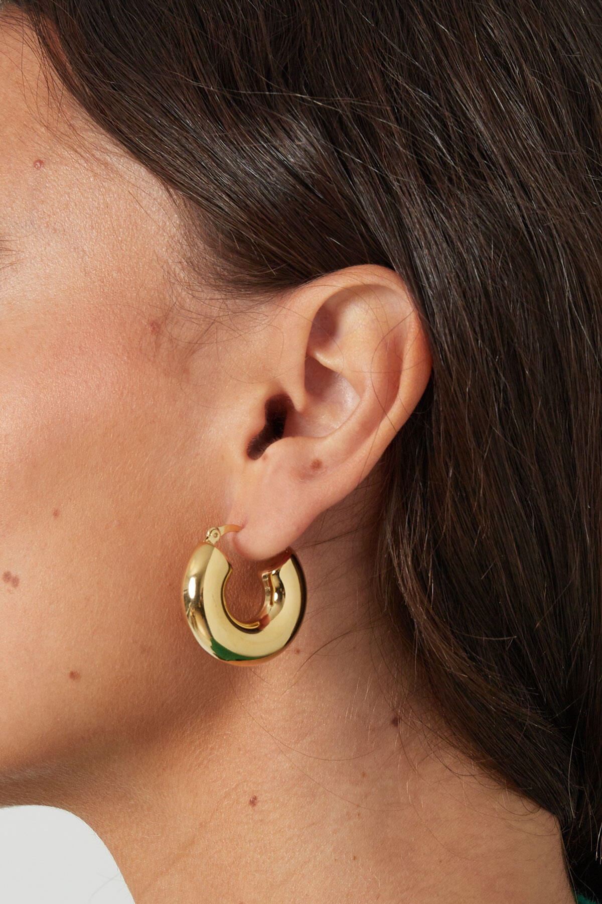 pendientes redondos gruesos Imagen3