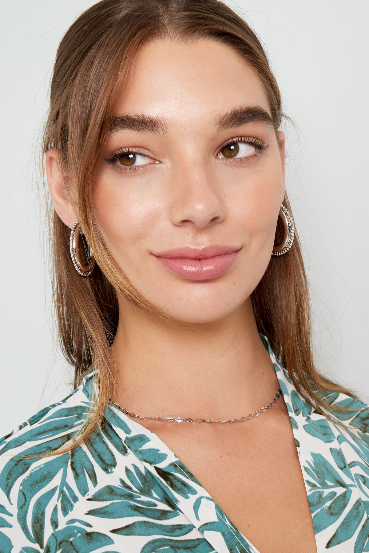 Earrings Round With Dots Medium 2