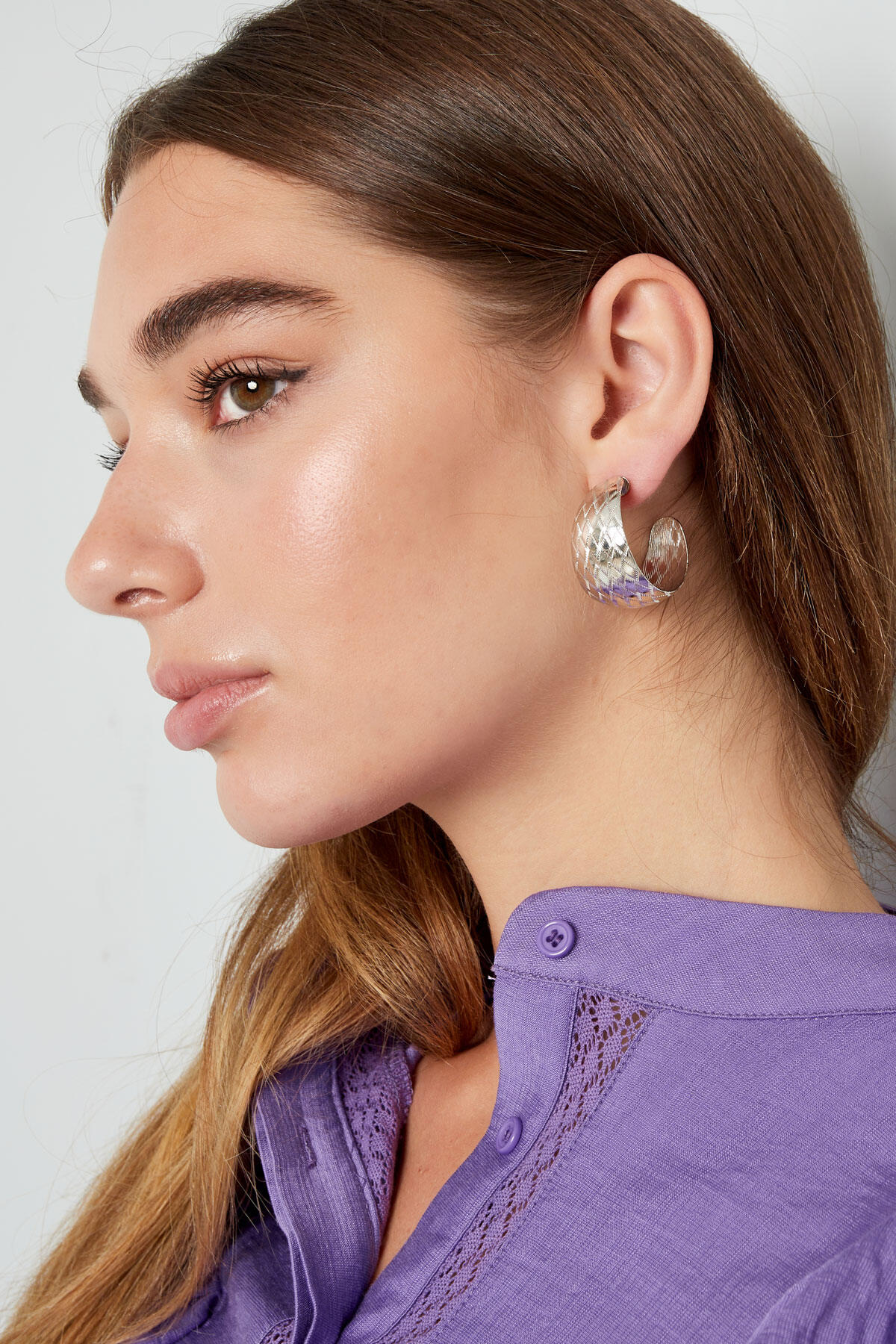 oorbellen zigzag print Afbeelding2