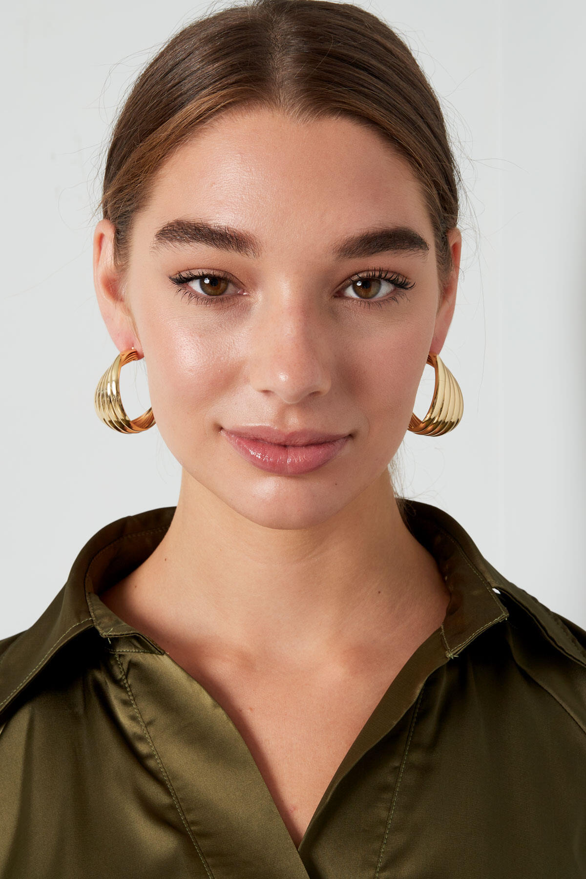 earrings abstract layers 2