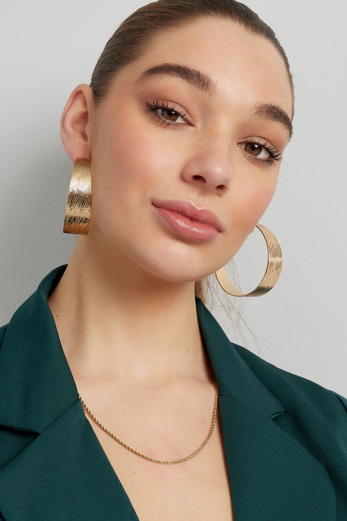 boucles d'oreilles rayures lune h5Image2