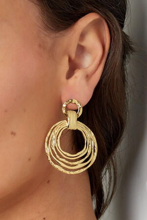 Earrings circles - Silver Color color h5 Picture3