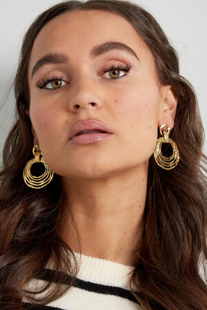 Earrings circles - Silver Color color h5 Picture4