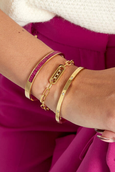 Link Bracelet With Stones 2