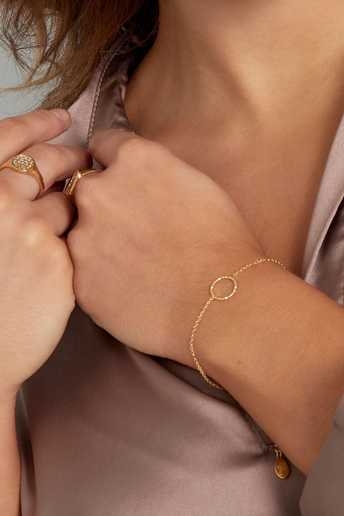 bracciale rotondo scintillante Immagine4