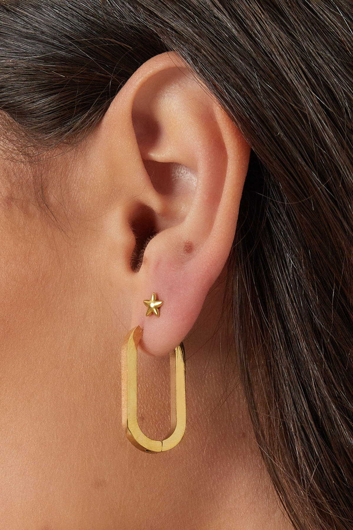 pendientes básicos ovalados grandes h5 Imagen3