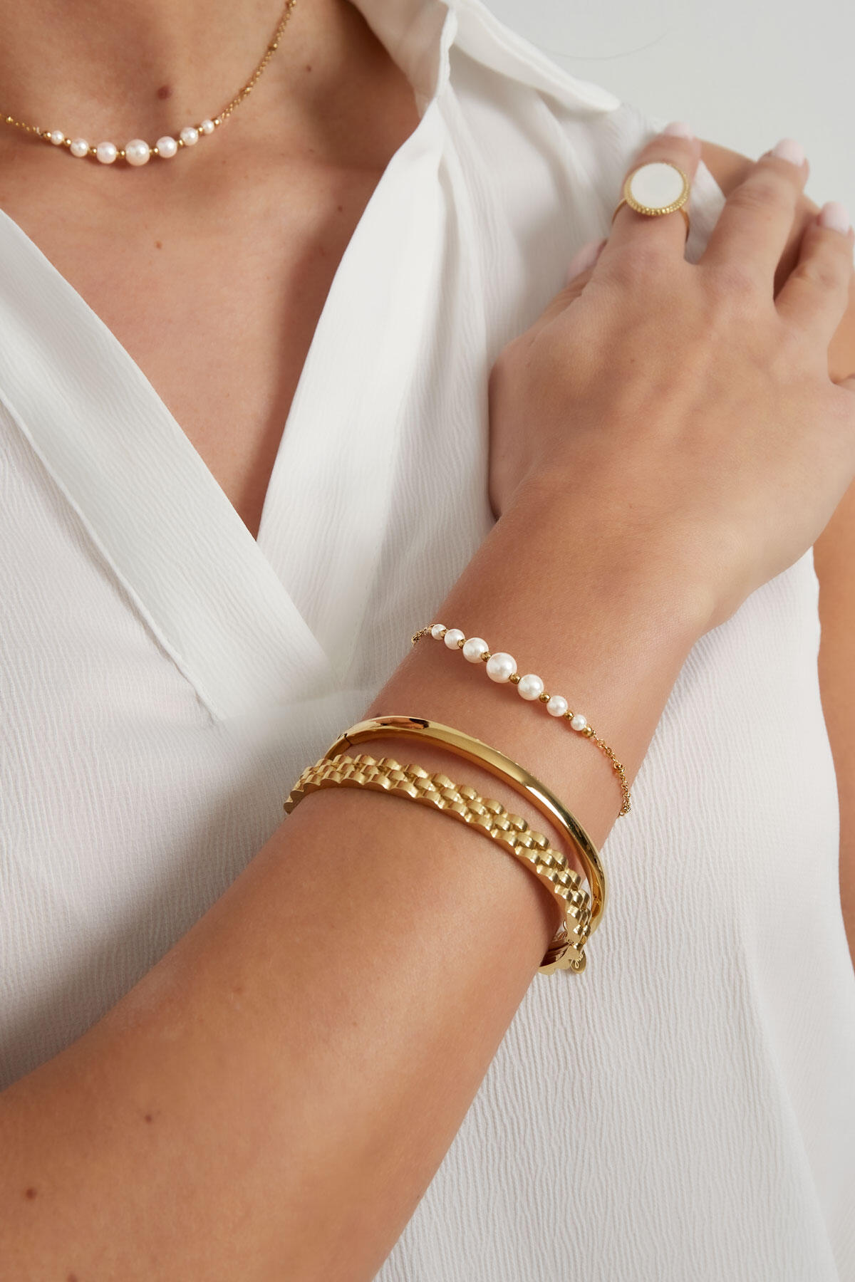 bracciale party con perle h5 Immagine4