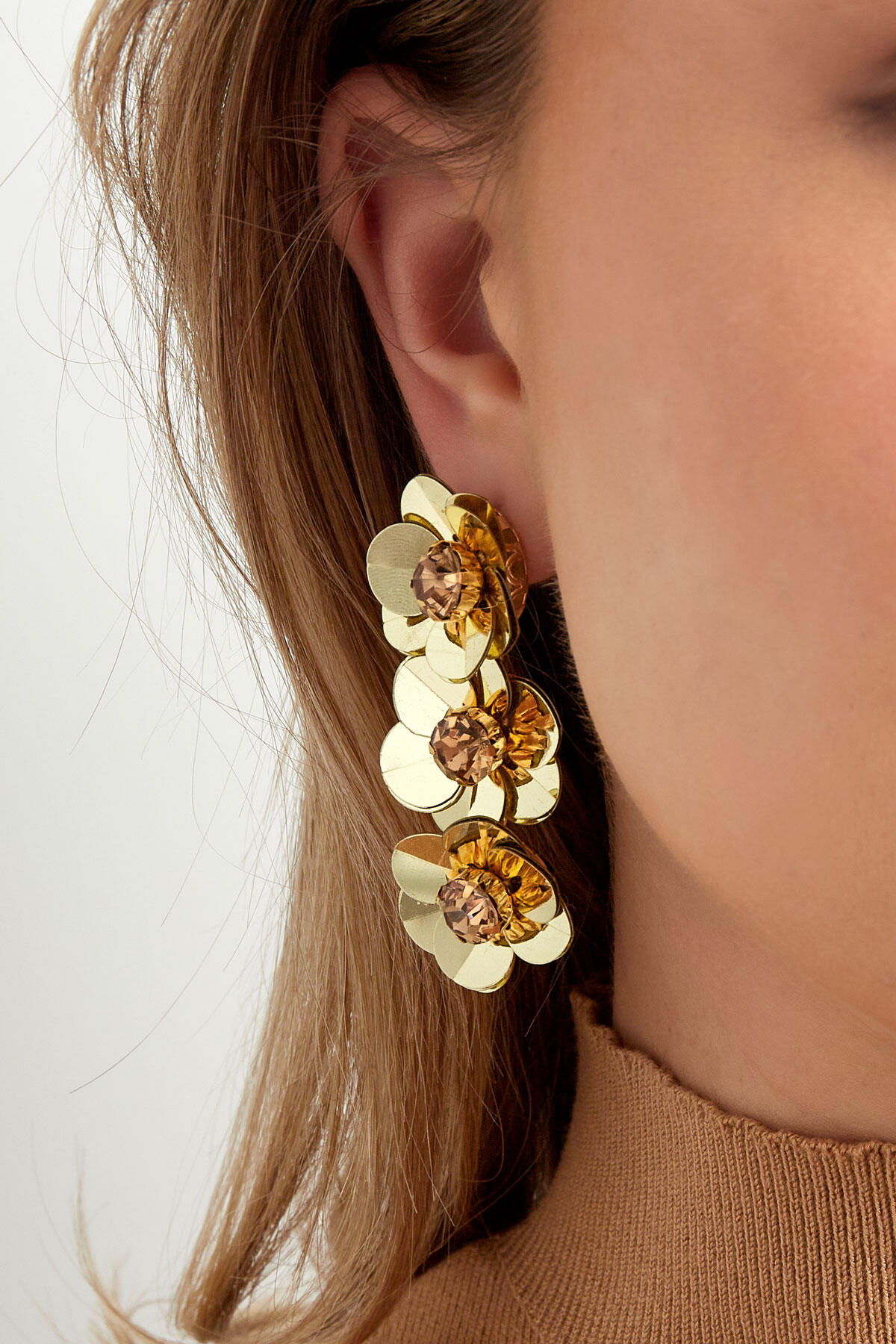 pendientes trío florales veraniegos Imagen3