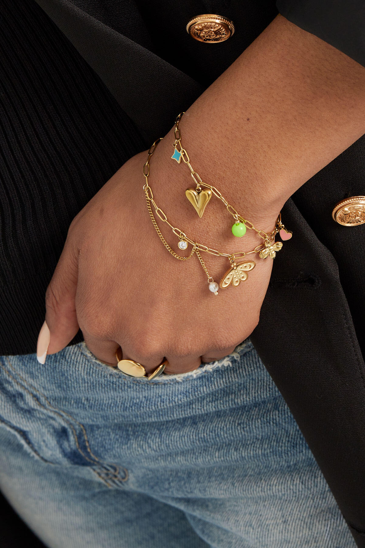 charm bracelet color splash