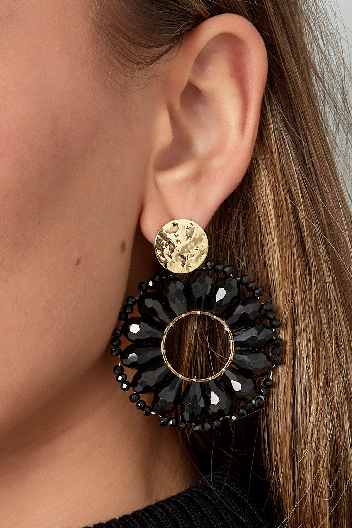 Boucles d’oreilles en forme de marguerite h5 Image3