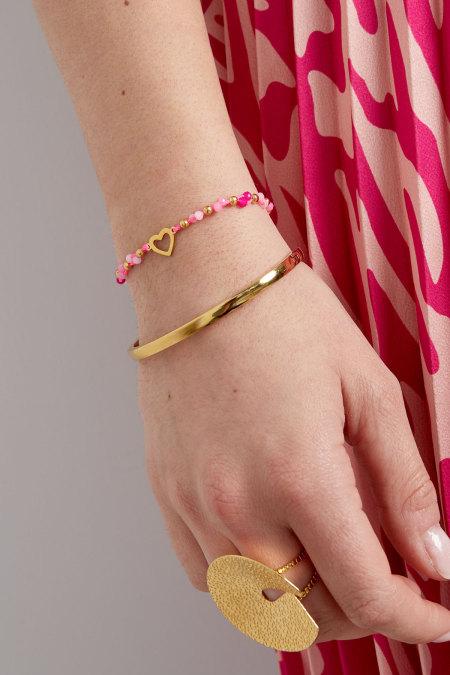 Summer bracelet colorful heart 2