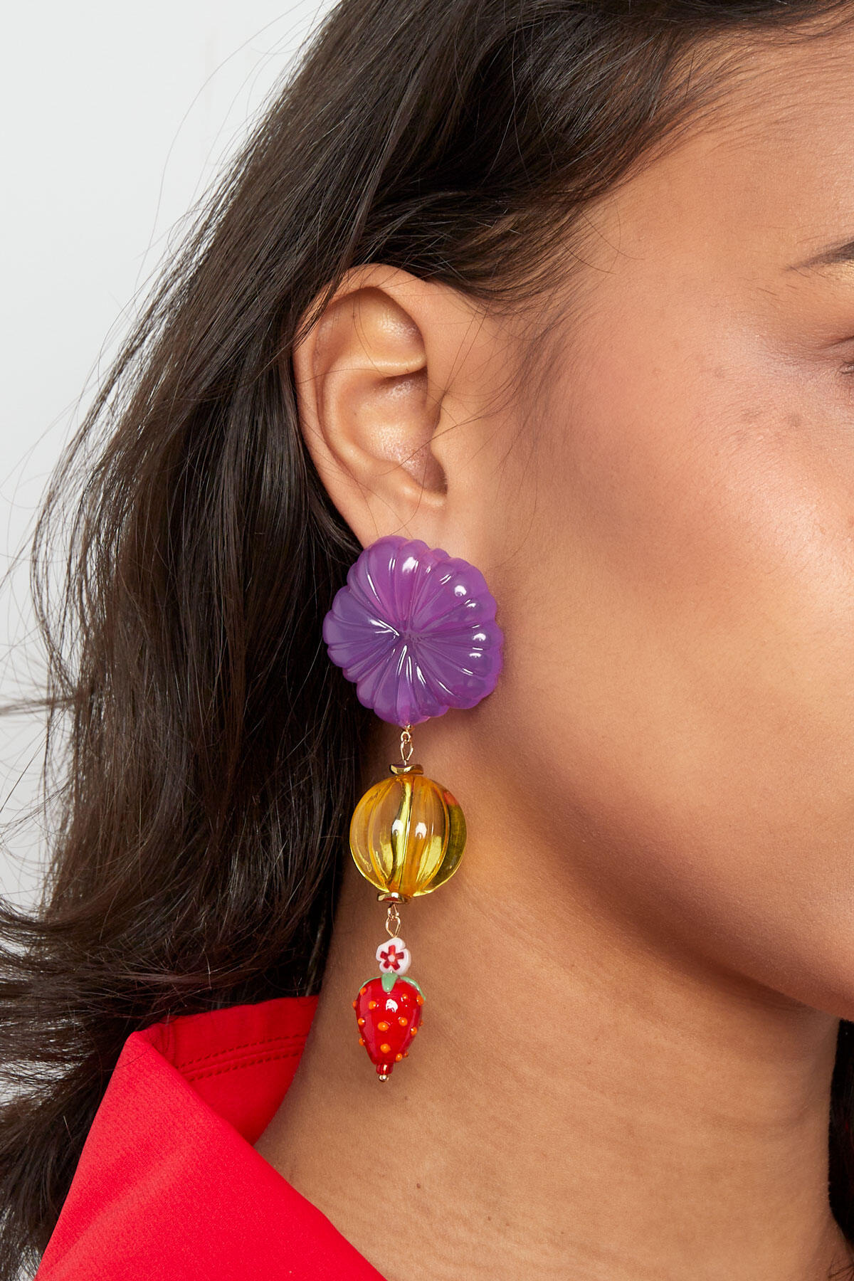 Strawberry love earrings h5 Picture3