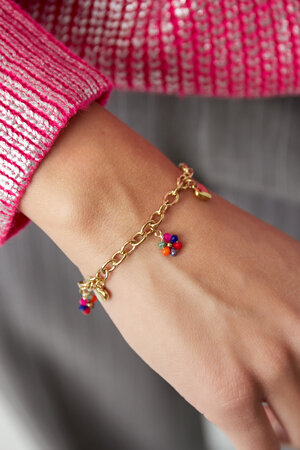 bracciale con ciondoli colorati h5 Immagine2