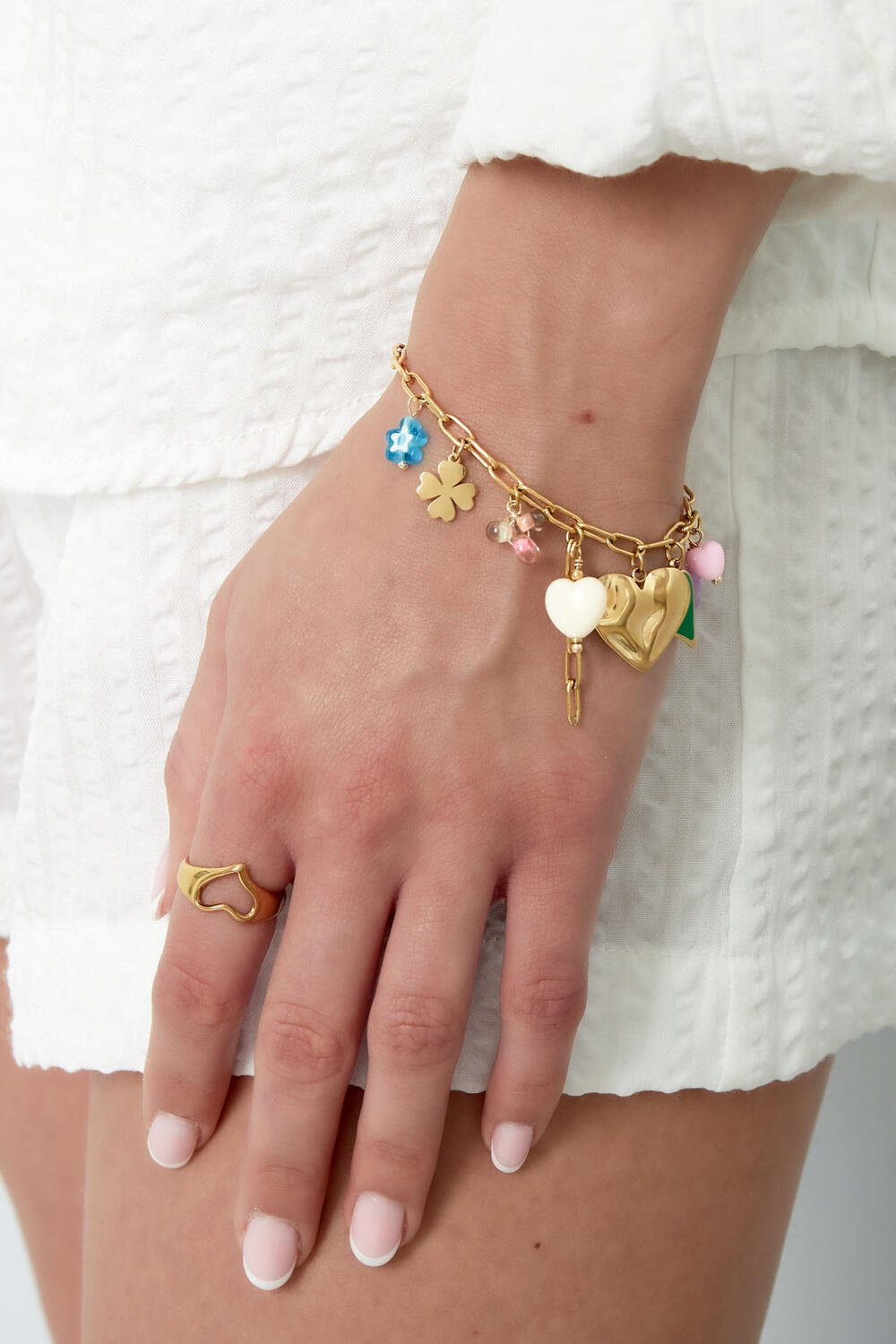 bracciale con ciondoli colorati h5Immagine2