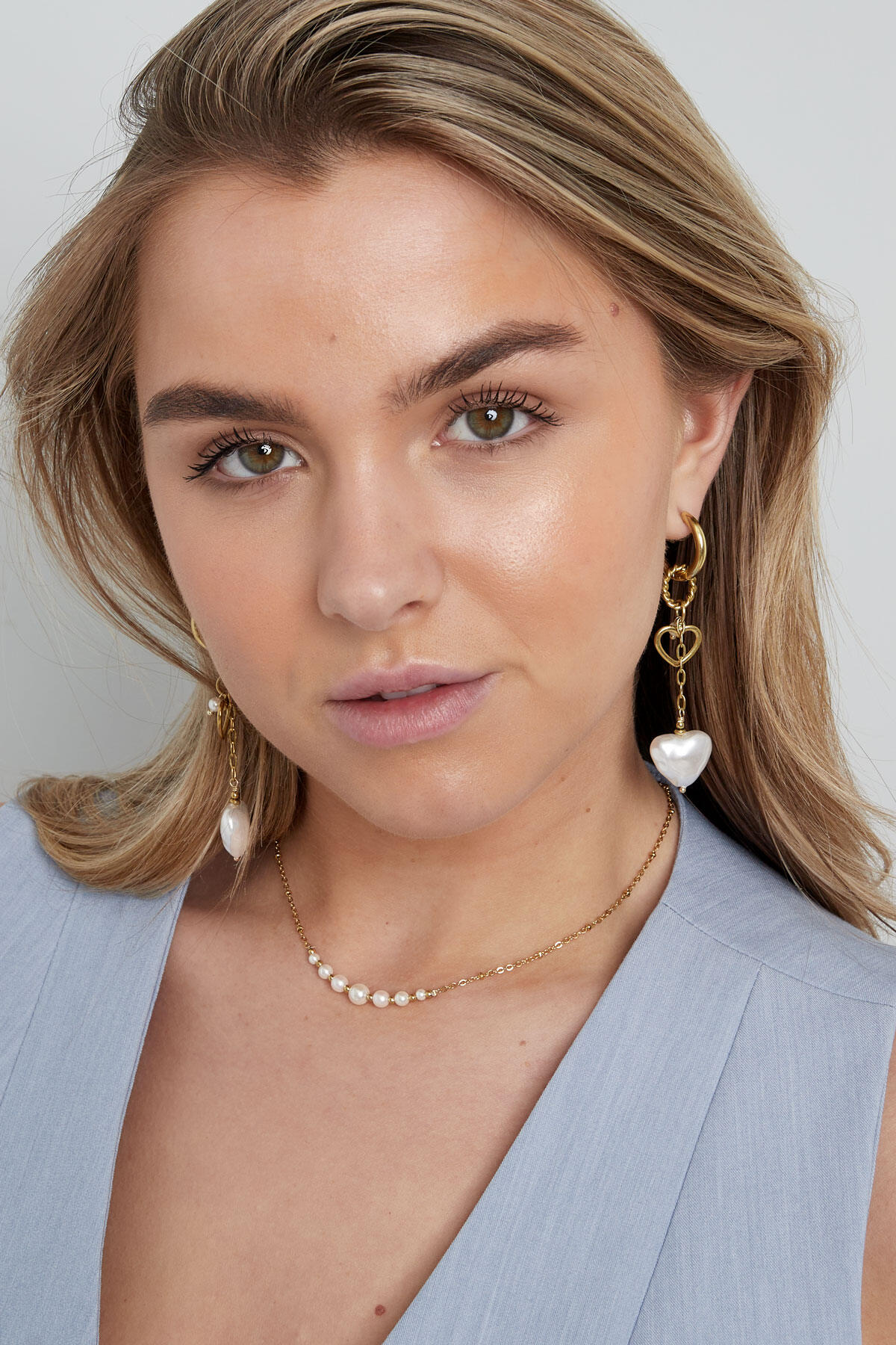 earrings pearl party love 2